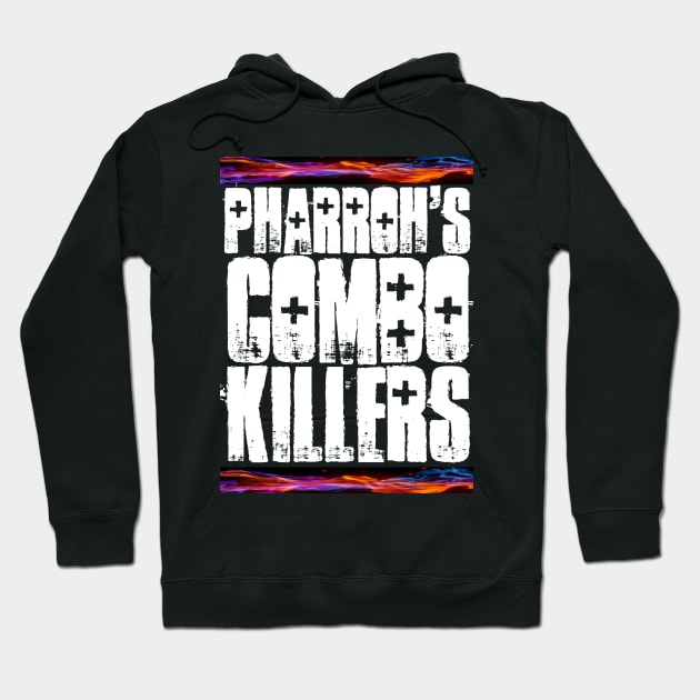 Pharroh's Combo Killers white letters Hoodie by Pharroh_Yami